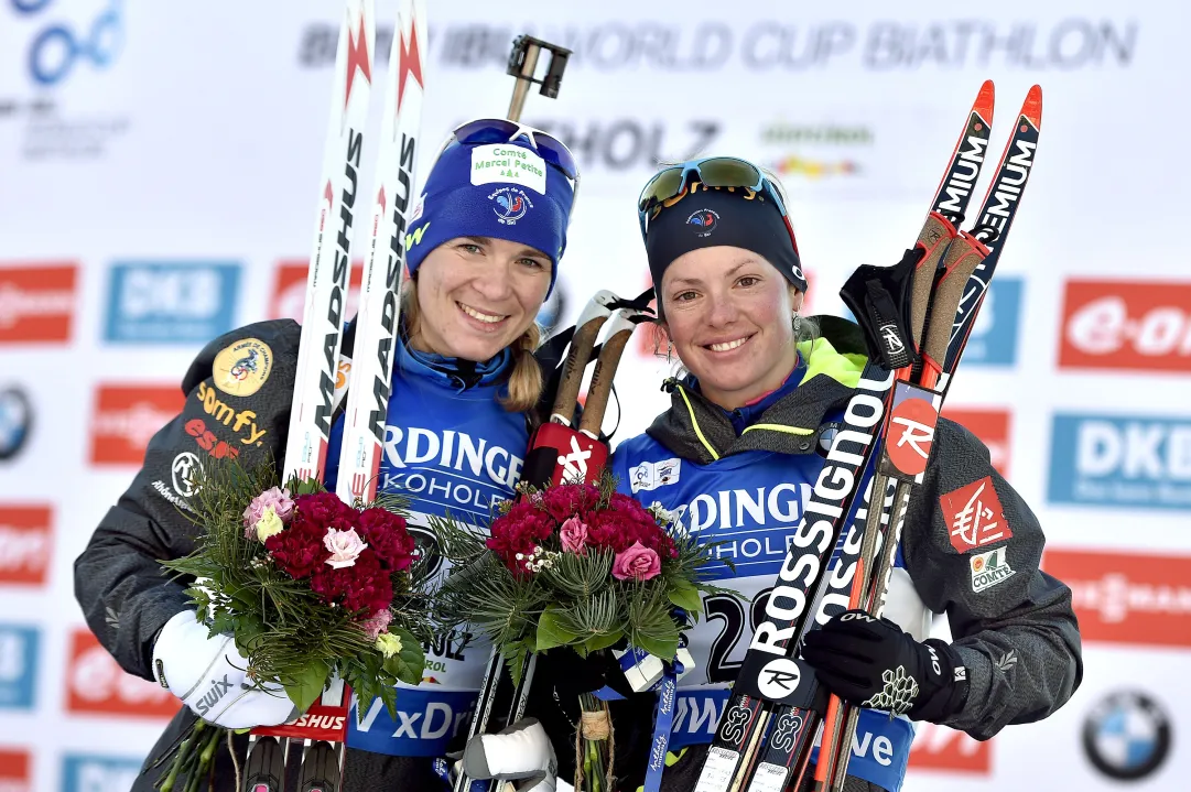 La Francia domina la staffetta femminile di Anterselva, Italia 4^ al photofinish