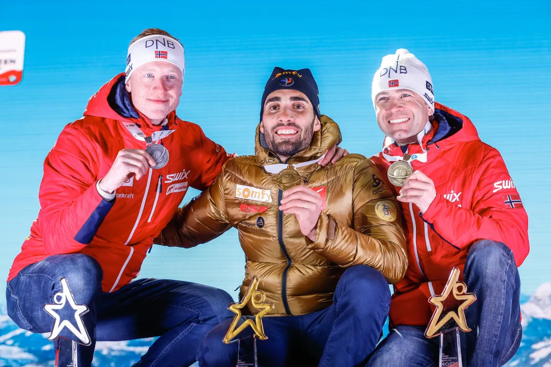 Martin Fourcade: 'Felice come un bimbo di 9 anni' - Bjørndalen: 'Ksenia mi ha dato grande tranquillità'