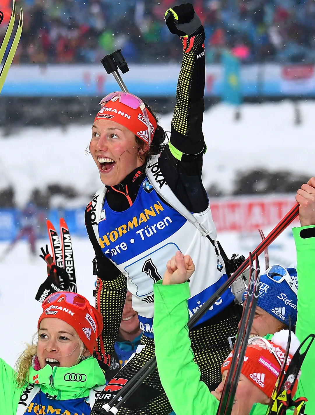 Laura Dahlmeier non si ferma più! Sua anche la sprint di PyeongChang