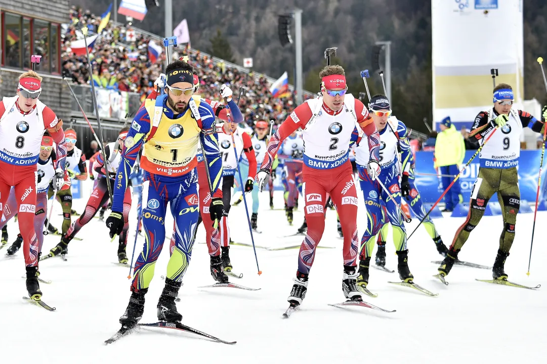 Sprint Maschile Ruhpolding - Start List divisa per nazione