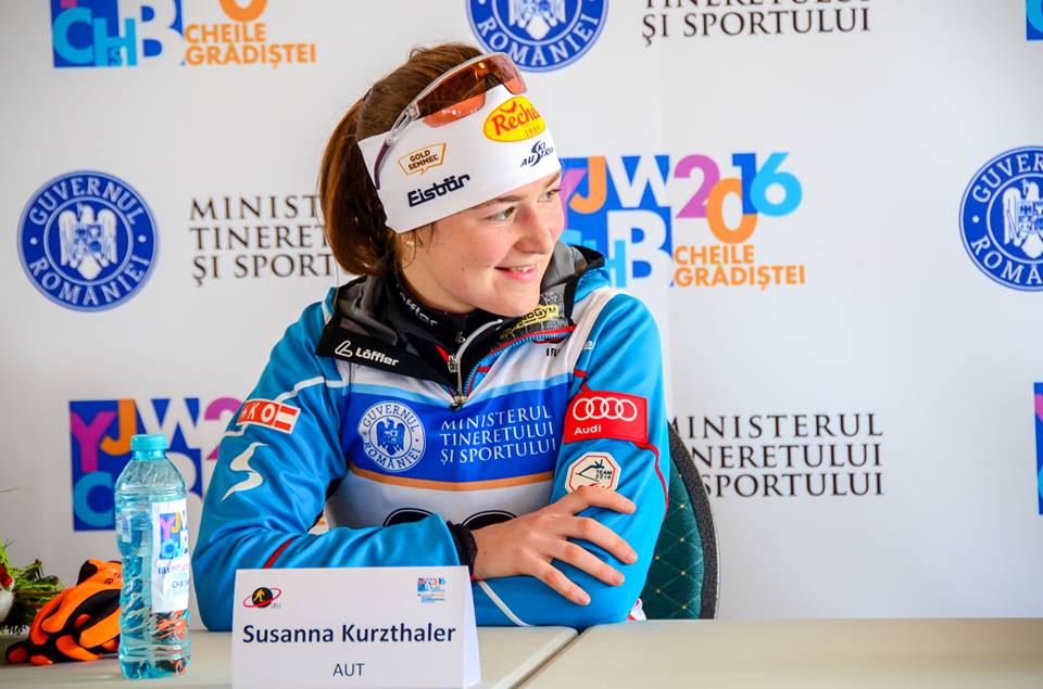 Susanna Kurzthaler è oro iridato junior dell'Individuale. Trionfo austriaco