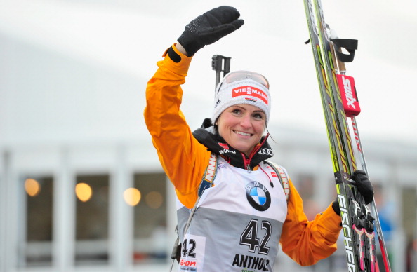 Andrea Henkel diventa la donna più vincente di sempre ad Anterselva