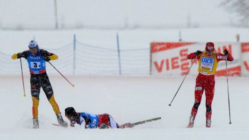 I combinatisti impegnati sullo storico Schattenbergschanze [Presentazione Oberstdorf]