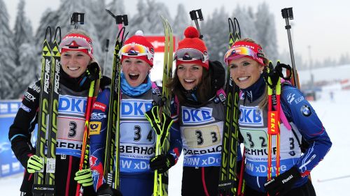 Repubblica Ceca senza rivali nella staffetta femminile di Ruhpolding