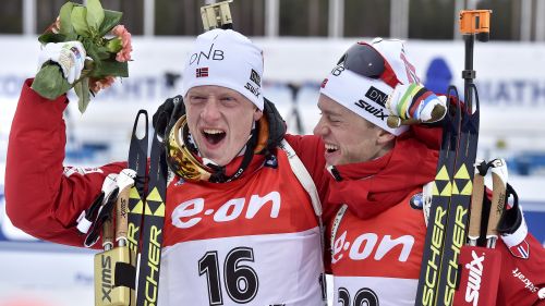 Trionfo dei fratelli Bø nella sprint dei Mondiali: oro Johannes, bronzo Tarjei!