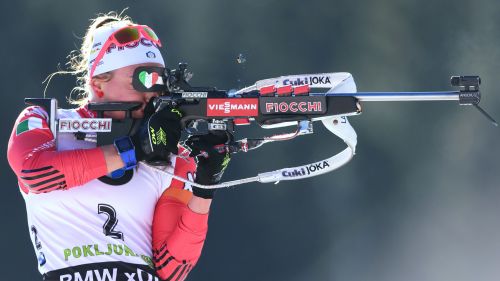 Dorothea Wierer vince la gara di tiro del Blink Festivalen