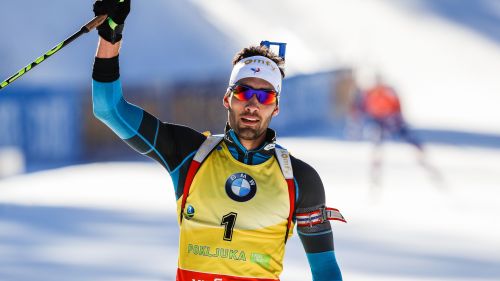 Martin Fourcade cannibale, vince d’un soffio anche la sprint di Nove Mesto!