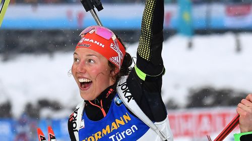 Laura Dahlmeier non si ferma più! Sua anche la sprint di PyeongChang