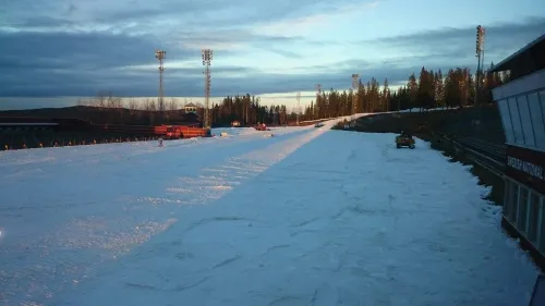 Östersund stende la neve in anticipo per una pista migliore nell'ouverture di Coppa del Mondo