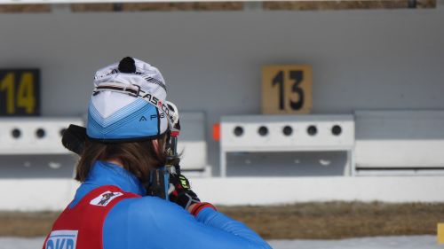 Pietro Dutto e Alexia Runggaldier vincono le sprint 8 colpi di Anterselva. Michela Carrara vince la Coppa Italia giovani