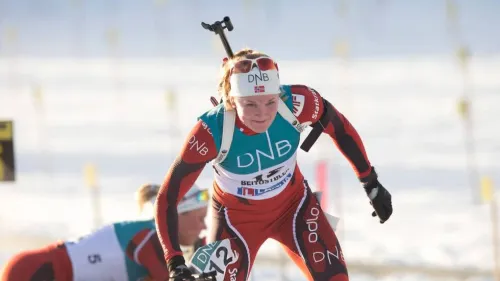 Marte Olsbu vince la sprint degli Europei dove arriva una medaglia per la Spagna