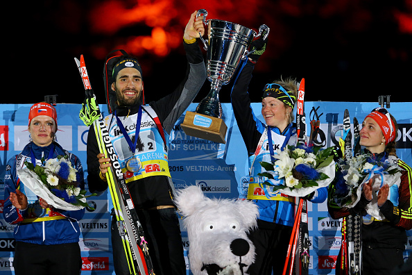 Martin Fourcade e Marie Dorin Habert vincono il World Team Challenge 2015