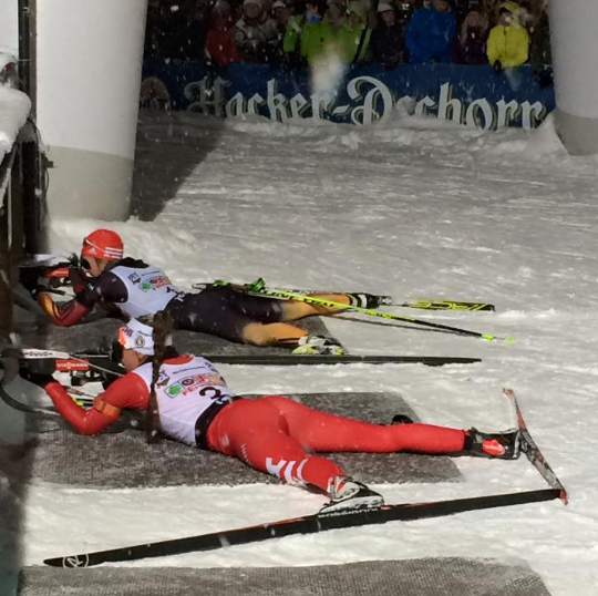 Franziska Preuß e Simon Schempp vincono a Garmisch. Secondi Lukas Hofer e Dorothea Wierer