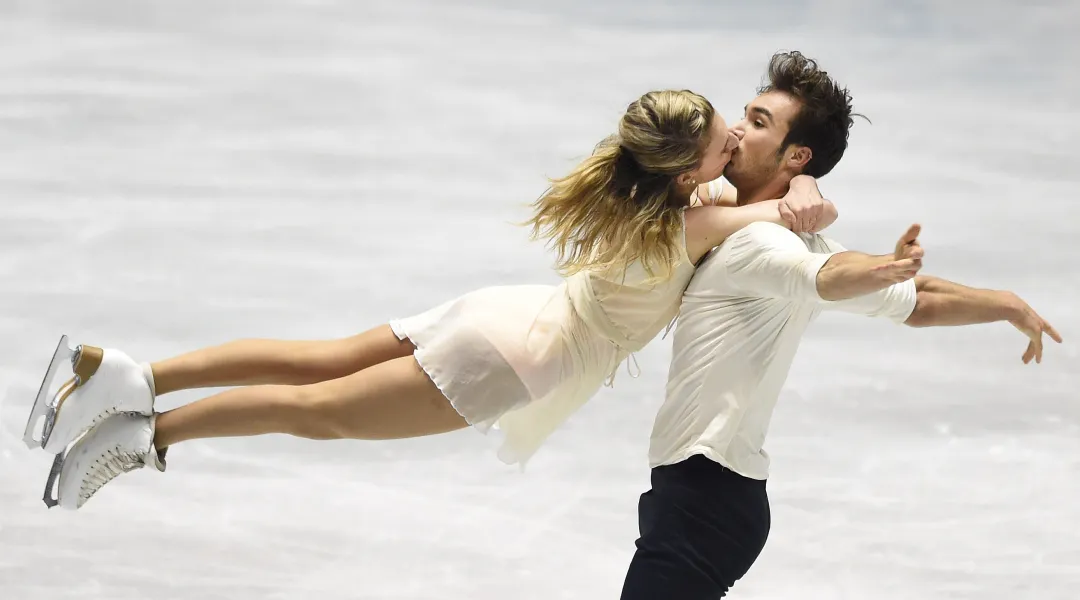 World Team Trophy - Dimostazione di forza di Papadakis/Cizeron nella danza libera