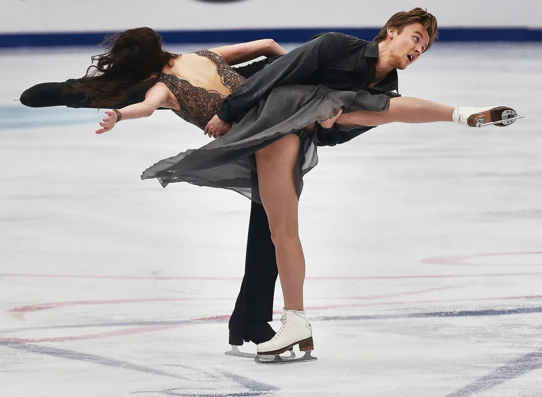 Elena Ilinykh e Ruslan Zhiganshin sul trono di Russia