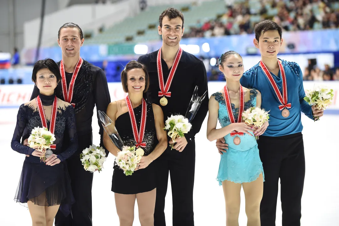 Netta affermazione di Duhamel/Radford nel NHK Trophy