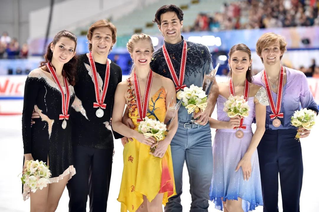 Weaver/Poje dominano la 'pazza' gara di danza del NHK Trophy