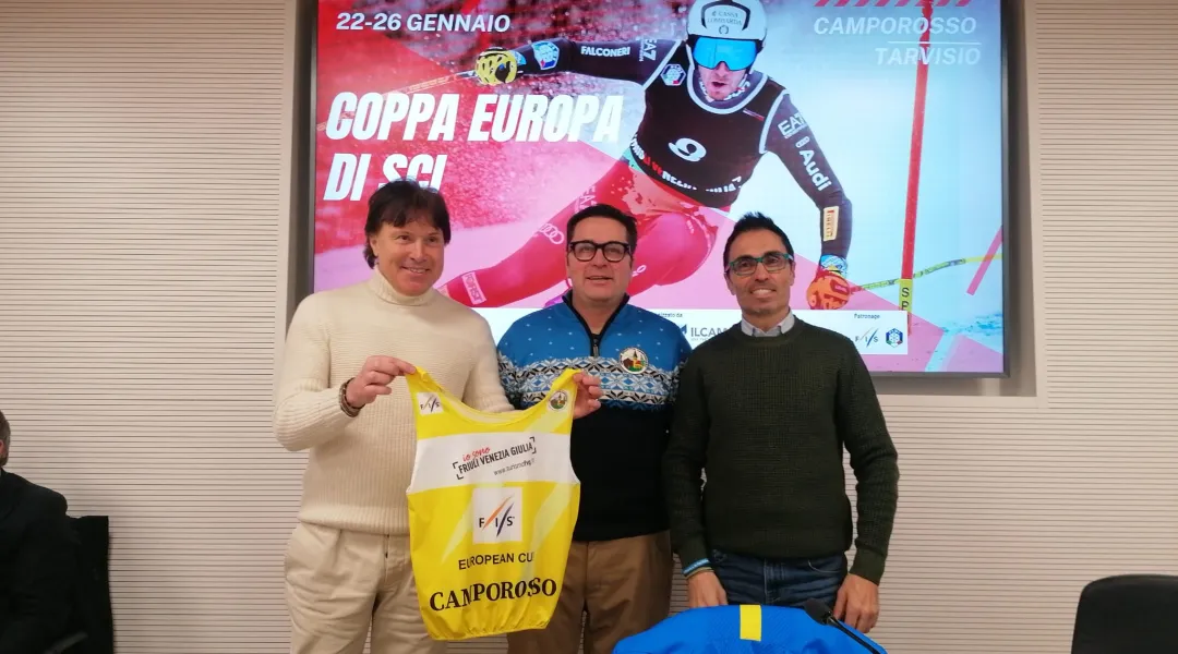 L'US Camporosso presenta le tre gare di Coppa Europa che riportano per una settimana il grande sci sul Lussari