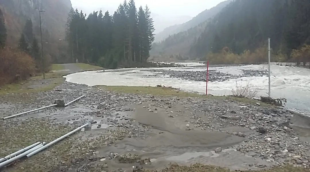 Devastata la pista di sci di fondo Laghetti di Timau