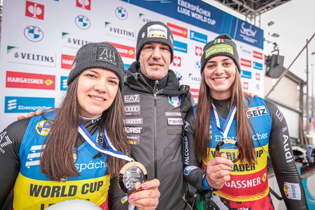 Voetter-Oberhofer sono seconde ad St.Moritz ma conquistano aritmeticamente la Coppa del Mondo del doppio femminile!