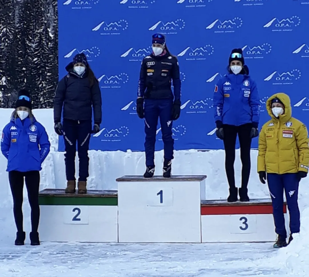 Michela Carrara apre con un successo l'OPA Alpen Cup di Forni Avoltri. Betemps e Trabucchi splendono tra gli Youth