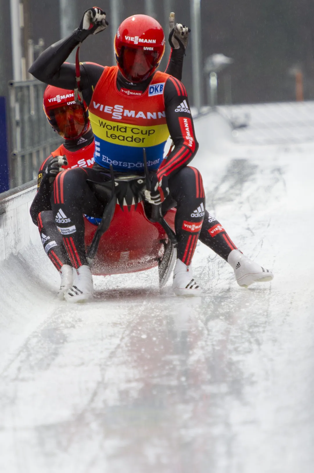 Due doppi azzurri sul podio a Winterberg nella gara dominata da Wendl-Artl