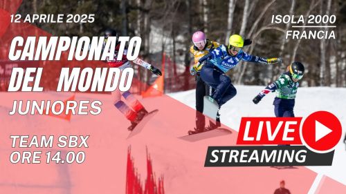 Si chiude con la gara a squadre il Mondiale jr di snowboard cross a Isola 2000: tutto in diretta su NEVEITALIA