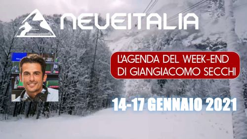 L'agenda del week-end di Giangiacomo Secchi - 14-17 Gennaio 2021