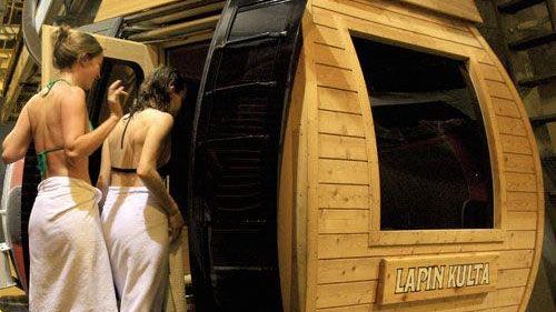 In Finlandia la prima cabinova-sauna del pianeta!