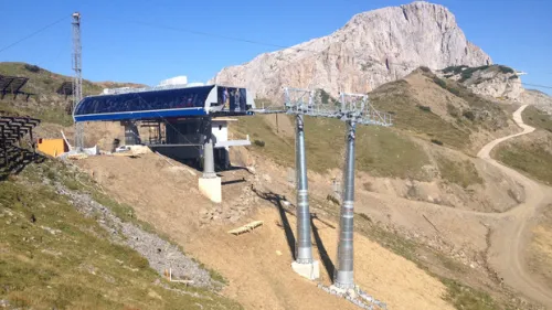 Pramollo, procede senza intoppi la realizzazione della nuova seggiovia a 6 posti sul Sesselbahn