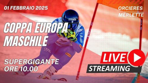 LIVE | Orcieres Merlette 1850 | Coppa Europa - Supergigante Maschile