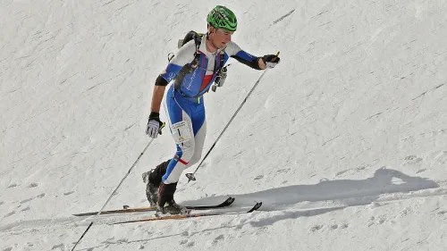 Damiano Lenzi terzo nella Vertical Race della Mondolè Ski Alp