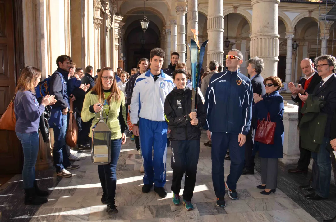 La fiaccola dell'Universiade di Trentino 2013 ha attraversato Torino