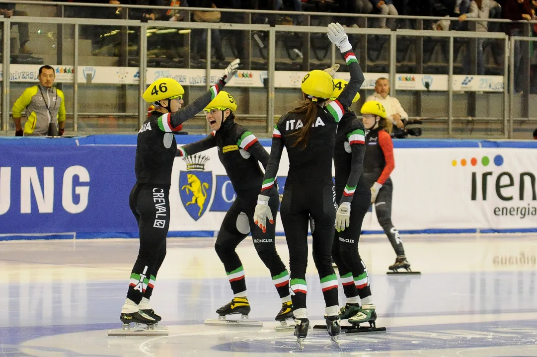 Coppa del Mondo a Torino, festa di bronzo con la staffetta femminile