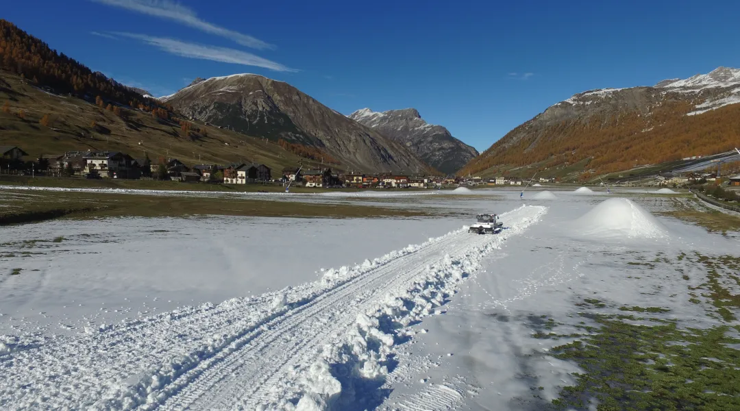 La nazionale azzurra di sci di fondo in raduno a Livigno