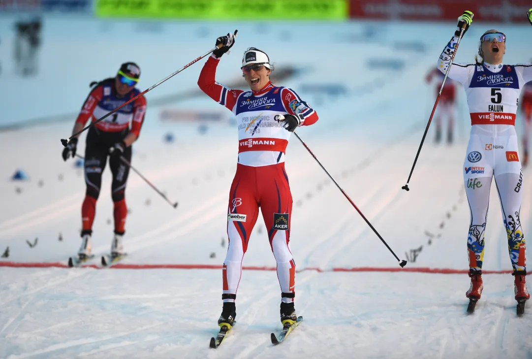 Marit Bjørgen sempre più leggenda, suo l’oro iridato nella Sprint iridata di Falun