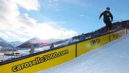 Dragon Rail Jam a Livigno Carosello 3000