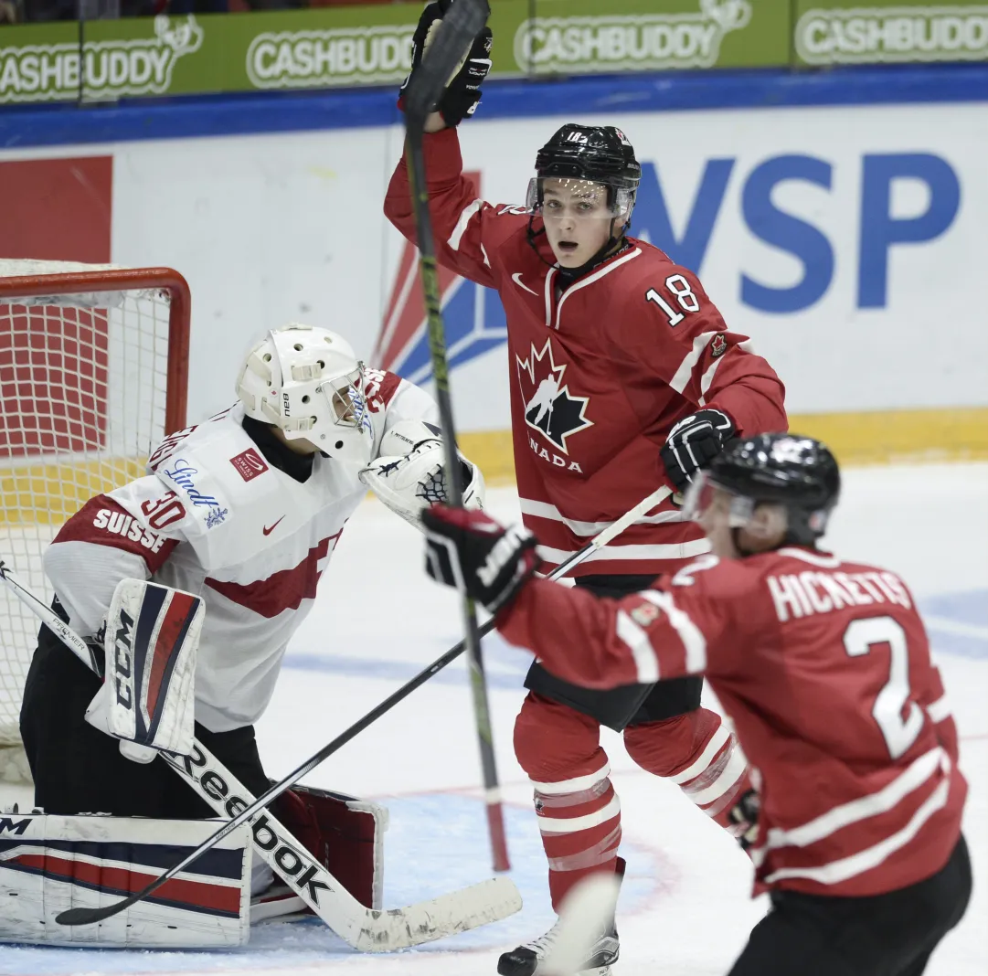 Mondiali U20: il Canada fatica con la Svizzera, Russia a valanga