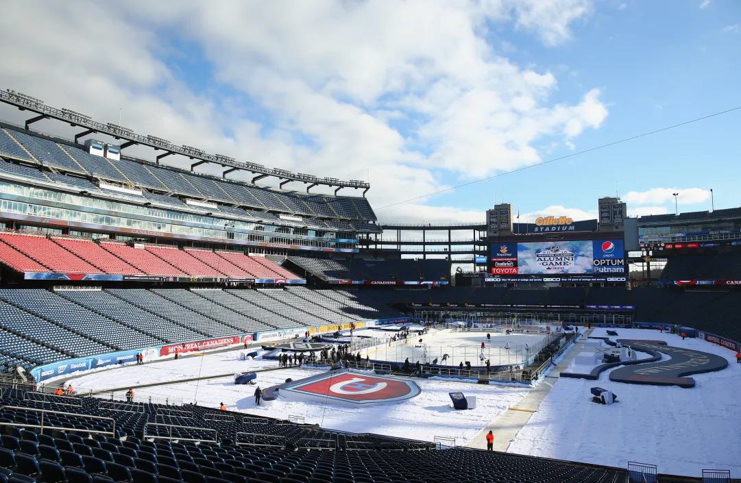 NHL - A Boston è tutto pronto per il Winter Classic