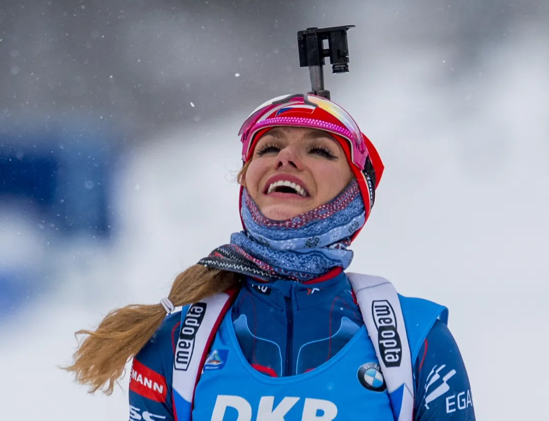 Assolo di Koukalova nella Mass Start di Oberhof