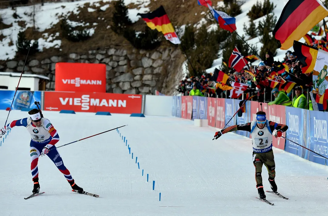 La Germania supera sul filo la Norvegia nella Staffetta maschile di Anterselva