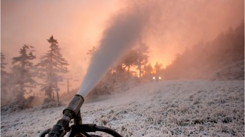 Con l'arrivo del freddo al via la stagione per i cannoni da neve