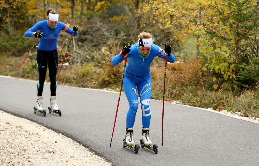 Federica Sanfilippo inseguita da Nicole Gontier