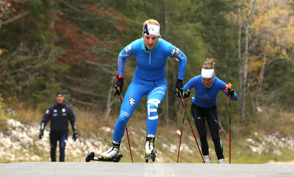 Federica Sanfilippo seguita da Nicole Gontier