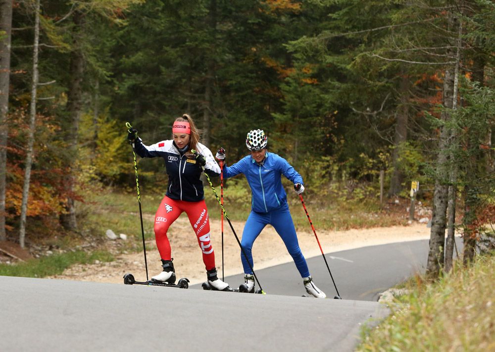 Dorothea Wierer e Jori Mørkve