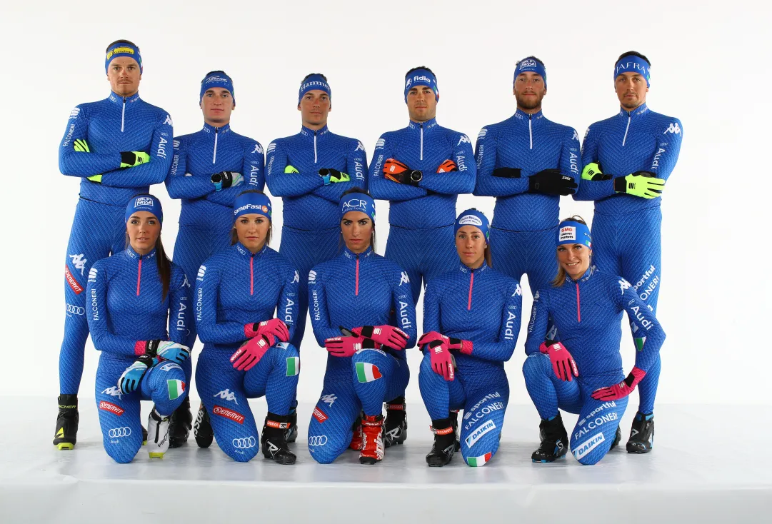 Raduno sulla neve di Livigno per la squadra di Coppa del Mondo