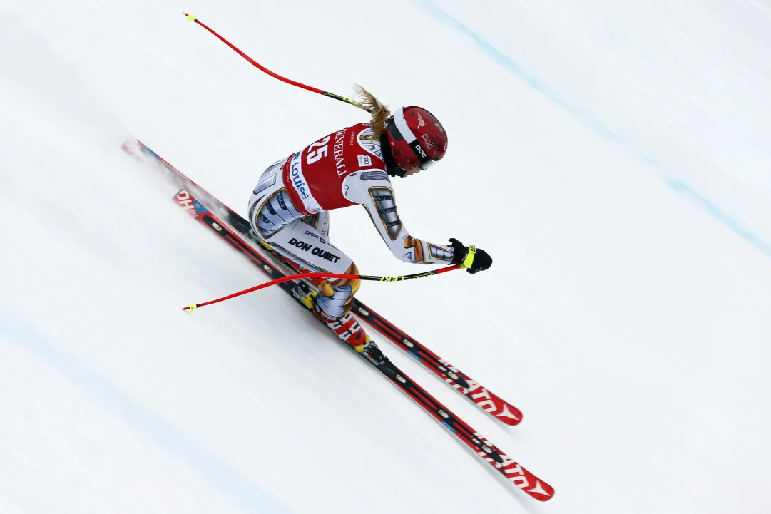 Miglior tempo per Ester Ledecka nella seconda prova di Lake Louise