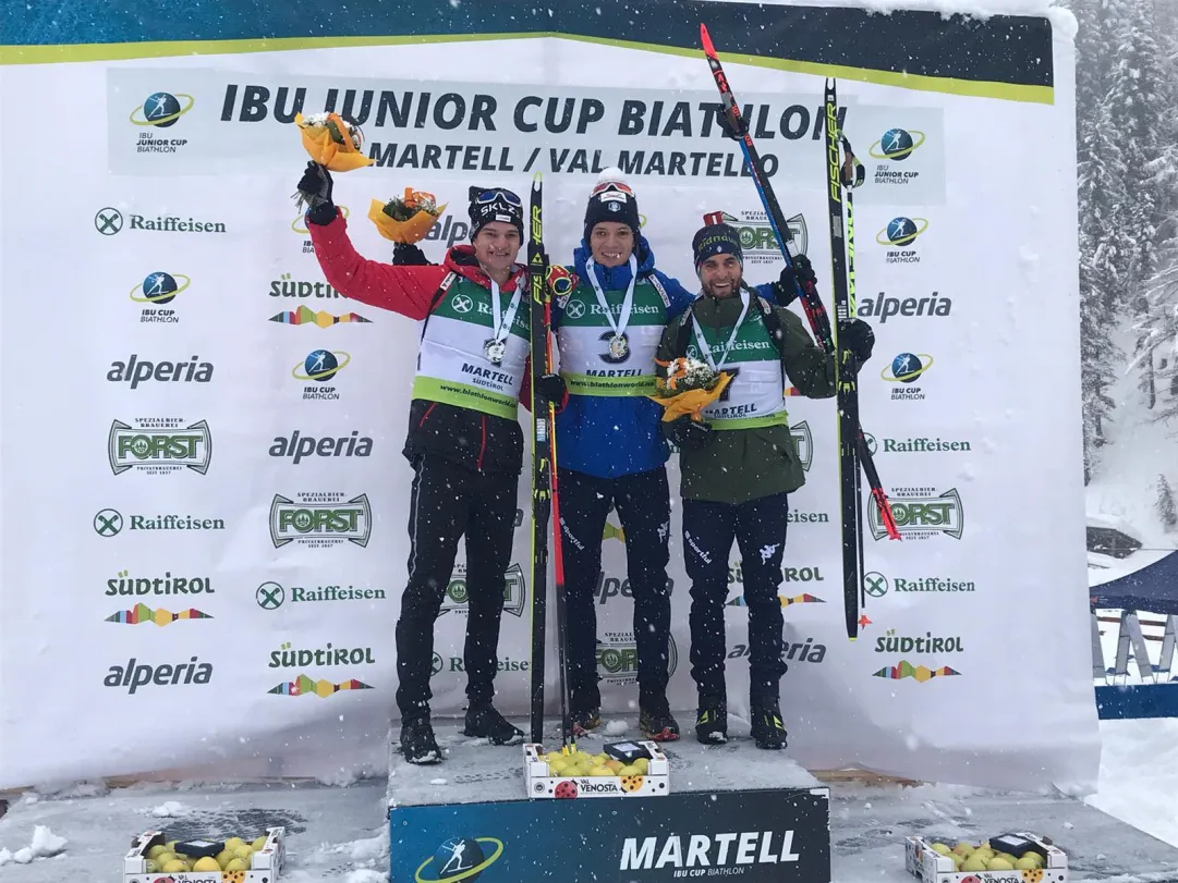 Tommaso Giacomel è primo nell’Inseguimento in Val Martello, grande Italia con Braunhofer terzo e Bionaz decimo