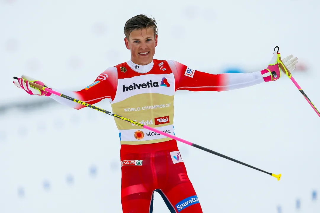 Klæbo batte i russi nella 15 km in classico della Val di Fiemme, Bolshunov resta leader del Tour de Ski