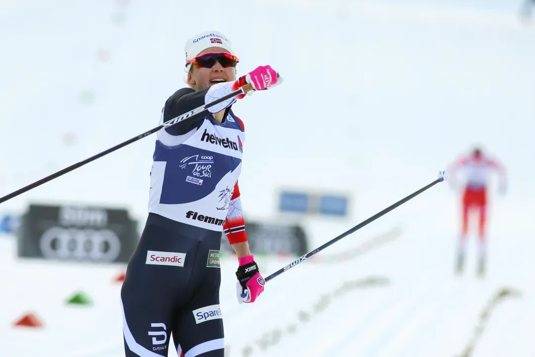 Oestberg batte Johaug in volata nell'inseguimento di Dobbiaco, terza Heidi Weng